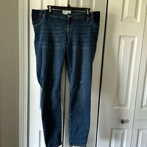 GAP Blue Maternity Skinny Jeans, size 14L